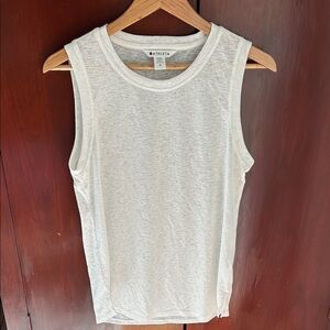 Athleta white breezy tank top